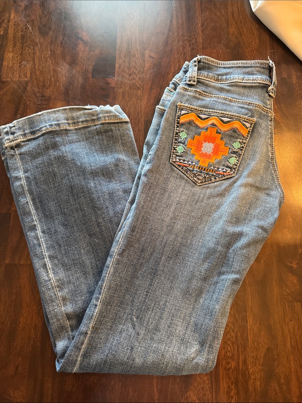 Tin Haul Womens Jeans 26R Embroidered Pocket